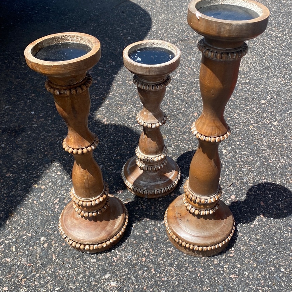 Candlesticks set of 4